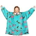 thumbnail image 3 of Solaris Oversize Sherpa Christmas Wearable Blanket Hoodie Sweatshirt, Unisex Adults', 3 of 7