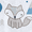 Blue Woodland, variant on Gerber Baby Girl Milestone Blanket & Frame Set, 2-Piece, White Safari