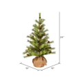 thumbnail image 3 of Vickerman D190620 Pin Vernon Artificiel de 24 Po avec 90 Pointes, 3 of 3
