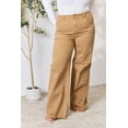 thumbnail image 3 of RISEN Full Size Fringe Hem Wide Leg Jeans, 3 of 11