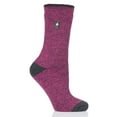 thumbnail image 6 of Women's Heat Holders Lite Viola Twist Crew Socks Color: Black Size: N/A, 6 of 9