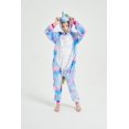 thumbnail image 2 of Combinaisons de Nuit pour Enfants à Capuche en Flanelle - Pyjama une Pièce pour Garçons et Filles, Vêtement de Nuit, Robe de Chambre pour Enfant, 4-8 Ans, 2 of 7