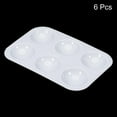 thumbnail image 3 of Ksopiavobs 6 Wells Paint Tray Palette, 6Pcs Rectangular Plastic Painting Pallet Holder for Art Craft Watercolor Gouache Oil Paint, 3 of 5