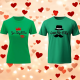 thumbnail image 3 of Playera Duo Parejas Loco Por Ella 14 De Febrero San Valentin Color Verde Talla Mediana Marca Emil SaEs, 3 of 4