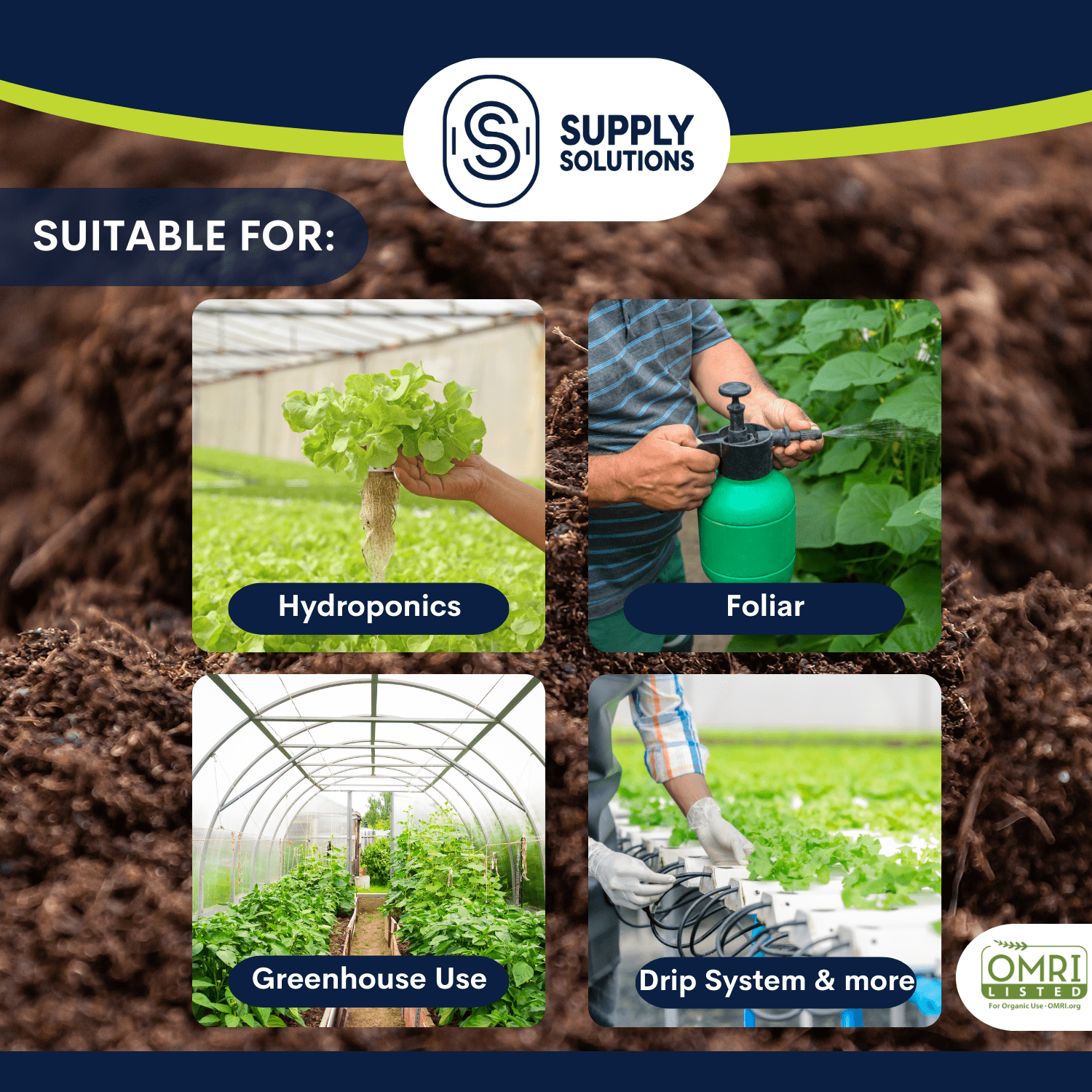 Supply Solutions Sulfate of Potash 0-0-50 Plant Food Organic Lawn Fertilizer (5 Pounds)
