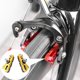 thumbnail image 2 of Greeniant 1 par de piezas de bicicleta de componente de ruedas de pastillas de freno para reemplazar dorado/negro Type2 NO2 Greeniant OD020648-09, 2 of 6