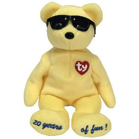 TY Beanie Baby - SUMMERTIME FUN the Bear (YELLOW - Los