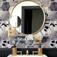 thumbnail image 4 of Geometric Hexagon Wallpaper Modern Minimalist Aesthetic Peel and Stick Waterproof Home Decor for Living Room Bedroom Kitchen Cabinet Drawer Rental Property Wall Decoration 17.7 * 118 in, 4 of 8
