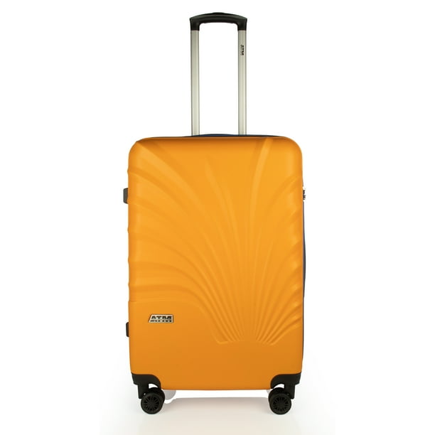 Luggage 26 inches Hardside Carryon Travel Suitcase ATM Orange