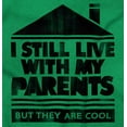 thumbnail image 2 of Live With Parents Slacker Funny Crewneck T Shirts Boy Girl Teen Brisco Brands L, 2 of 5