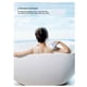 thumbnail image 5 of Wosthever Cepillo de baño eléctrico recargable desmontable 360 ​​grados giratorio depurador de espalda baño herramienta de masaje de ducha Electrodomésticos Violeta Wosthever HA064941-03, 5 of 6