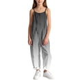 thumbnail image 5 of ATOGUTA Jumpsuits Girls Sleeveless Spaghetti Strap Wide Leg Romper With Pockets, 5 of 9