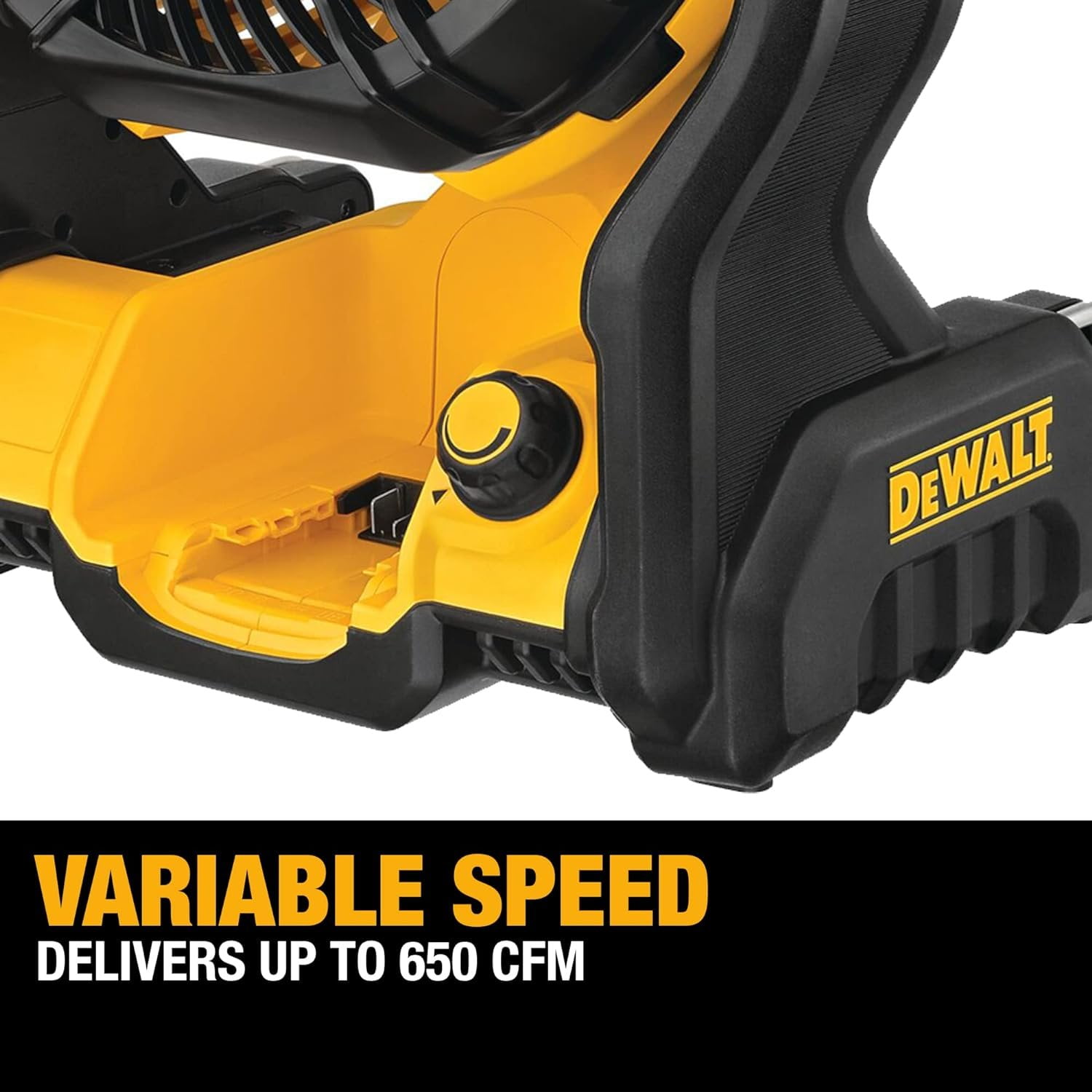 DEWALT 20V MAX Jobsite Cordless Fan DCE512B - Portable, Bare Tool Only