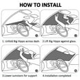 thumbnail image 6 of Balery Vegetable Quiche Windshield Sun Shade, Car Front Window Sunshade Cover ,Automotive Interior Portected Blocks Uv Rays For Car Pickup Truck Suv Accessories- Small, 6 of 7