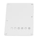 thumbnail image 1 of Placa de cubierta trasera para guitarra eléctrica, 2 uds., 6 agujeros, resistente, aspecto exquisito, placa trasera para golpeador de guitarra, 1 of 8