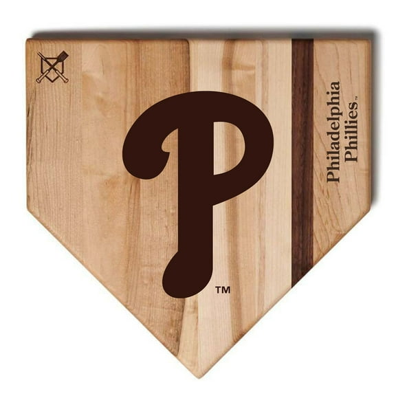 Baseball BBQ Philadelphia Phillies 12'' x 12'' Home Plate Cutting Board