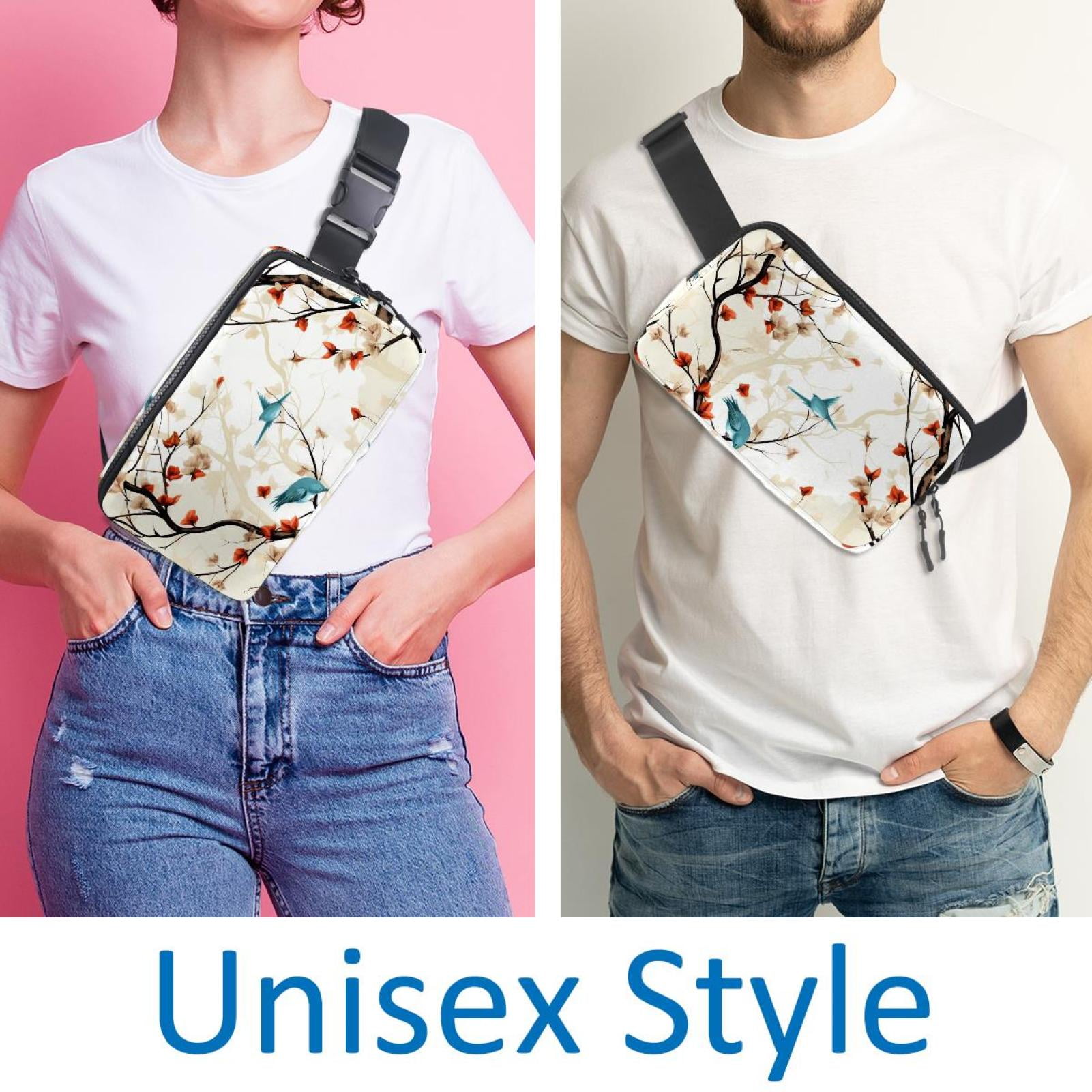 Tree Lightweight Adjustable Running Belt with Extension Strap - Unisex Fanny Bag Crossbody Bag Cross Body Bag