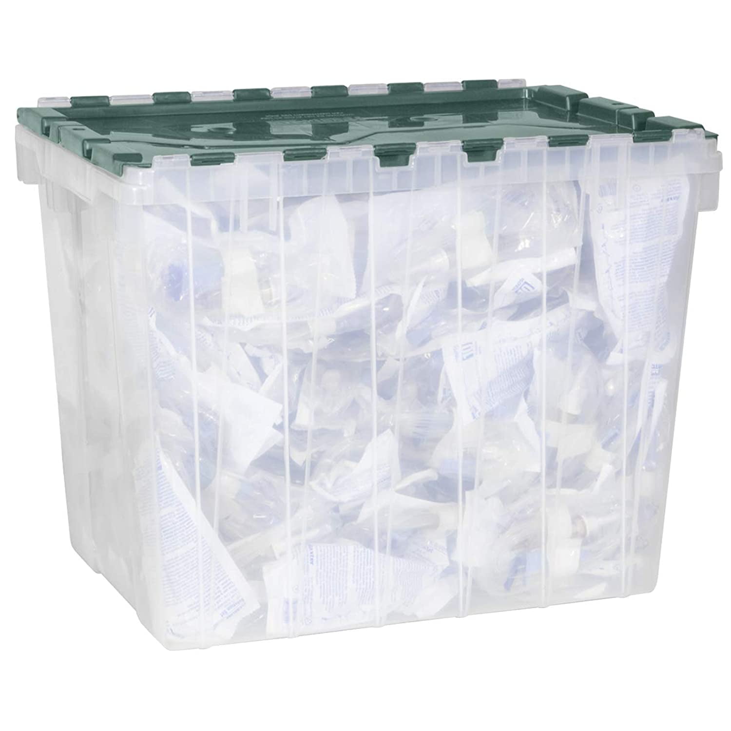 AkroMils 66497CLDGN 211/2 x 15 x 17 Semi Clear 18 gallon Plastic