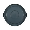 thumbnail image 7 of Boardwalk 1868182 Plastic Round Flat-Top Lid for 32 gal. Waste Receptacles - Gray, 7 of 7