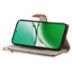 thumbnail image 4 of Funda cartera GANGXUN para OPPO Reno 12F , cuero PU con tarjetero, cremallera, correa de mano, soporte y protección 668°, 4 of 6