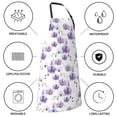 thumbnail image 5 of Goofa Orchids Flowers Printed Waterproof Apron 33" Chef Aprons for Men Heavy Duty Chemical Work Apron Adjustable Bib Apron, 5 of 9