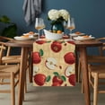 thumbnail image 2 of Farmhouse Apples Table Runner - 70 Inch Long, Kitchen Dining Table Runner Dresser Scarves, Country Tropical Fruits Watercolor Farmhouse Decor for Coffee Tables Wedding Party Banquet, 2 of 8
