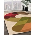 thumbnail image 2 of Ahgly Company Indoor Rectangle Patterned Mahogany Brown Area Rugs, 5' x 8', 2 of 6