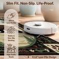 thumbnail image 6 of Design&I 9'x12' Washable Area Rug Cabin Wildlife Sunset Border Woodland Bathroom Medieval Print for Master Suite, Under Bed, Sleek Flatweave Pet Friendly, 6 of 7