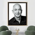 thumbnail image 4 of Jeff Bezos, Printed Canvas, Canvas Print, Printed Canvas Canvas, Jeff Bezos Art Canvas, Famous Printed, Portre Canvas Print, Famous Quote Canvas Poster, Canvas Wall Decor - Black Framed, 4 of 5