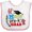 White and Pink, variant on Inktastic Lil Mister Pre-K Grad with Arrows Boys Baby Bib
