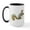 White/Black Inside, variant on CafePress - Squirrel With Wine Large Mug - 15 oz Ceramic Large White Novelty Mug