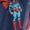Blue, variant on DC Comics Mens' Superman Classic Logos Poses All-Over Print Lounge Pajama Pants Sleepwear
