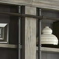 thumbnail image 3 of Avondale 8' Tall Bookcase Wall With Ladder Storage Organizer Display Gray, 3 of 7
