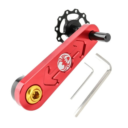 

Famure Bike Chain Guide-MTB Bike Chain Tensioner with Hollowed Design Single Disc Sprocket Durable Alloy Material Anti Skidding Design Suitable for 13 to 23T Mountain Bicycle