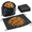 Black-9x9 Feet(pack of 2), variant on Drawstring Tarps 12x12 Feet Black Waterproof Leaf Tarp