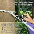 thumbnail image 3 of Hanging Hammock Portable Travel Camping For Outdooor Beach Camping Hiking Nautical-themed Purple Background, 3 of 8
