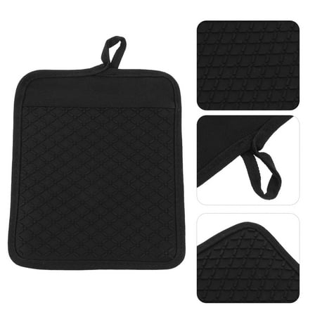 Hytrove Pot Holder Mitts 1Pc Square Oven Mitts Silicone Cotton Heat Resistant For Housewife Cooking Tool In 25 5x7 5in