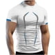 thumbnail image 2 of Mens Casual Botón Arriba Camisas Manga Corta Entrenamiento de Fitness de Verano Transpirable Secado Camiseta, 100% Poliéster Deportes de Moda Superior para Hombres, 2 of 6
