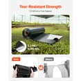 thumbnail image 5 of KFFKFF 6Mil Plastic Covering, 10 x 100 FT Basement Moisture Shield, Sturdy Garden Polyethylene Cover, Versatile Building Plastic, Artist's Cover for Agricultural Plastic Supply in Black & White, 5 of 9