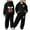 #02 Black, variant on Gelikeya Girls Graphic Jogging Suits Sweatsuits 2 Piece Set Oversized Hoodie and Sweatpants Fall Winter Clothes (Black, 6-7 Years)
