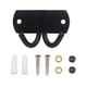 thumbnail image 1 of Ganchos negros for baño Cocina Cachorro Gancho de pared de acero inoxidable for llaves Abrigo Towel Hook Robe Hook Hardware, 1 of 7