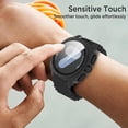thumbnail image 4 of KOMI Full Case for Samsung Galaxy Watch 7 Case, Waterproof No Fog HD PC & Tempered Glass Screen Protective Face Cover for Galaxy Watch 7 44mm Case - Watch Ultra Appearance (Black), 4 of 7