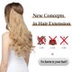 thumbnail image 2 of Extensiones de cabello de alambre Invisible para mujer, diadema ajustable, postizo sintético rizado largo, fibra resistente al calor, 2 of 4