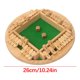 thumbnail image 3 of Juego de mesa de volteo de cartas de cuatro caras de madera maciza | Juego de beber portátil para fiestas y viajes | Entretenimiento duradero para familias y bares, 3 of 5