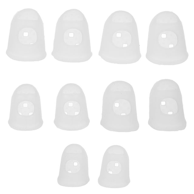 Shisuyan 10 Pcs Manchons de Protection pour Kalimba en Silicone, Protège-Doigts Kalimba