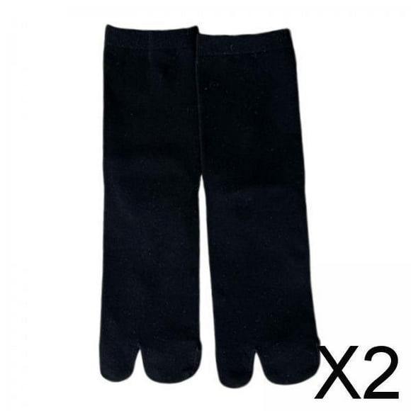 2 Pares De Calcetines Tabi Para Mujer, Calcetines Suaves Tipo Para Acampar, Ir Al Trabajo Y Pescar