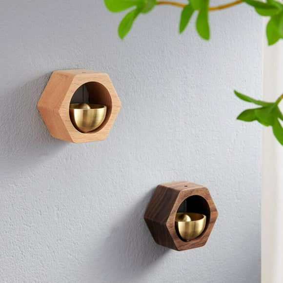 Timbre de , timbre de comerciante para apertura de puerta, pequeño carillón en , adecuado para puertas de , hexagonal DYNWAVEMX Carillón de viento de puerta