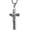 Silver, variant on Catholic Jesus Christ on INRI Cross Crucifix Gold Silver Tone stainless steel Pendant Necklace 22+2 Chain