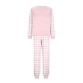 thumbnail image 5 of Evdexr Christmas Family Pajamas Matching Sets Crew Neck Long Sleeve Shirt and Pants Sets 2026 Novelty Funny Printed Sleepwear Breathable Lightweight Casual Pjs Set M, 5 of 5