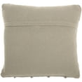 thumbnail image 2 of Mina Victory Life Styles Square Wool Large Chevron Throw Pillow in Light Gray, 2 of 3
